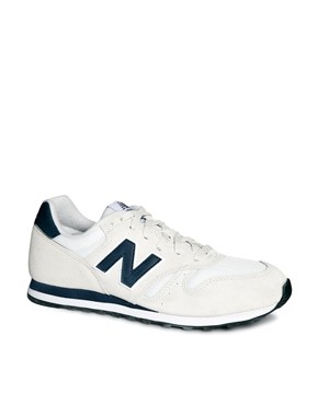 new balance blanc bleu, New Balance France 373 Homme Chaussures Blanc / 